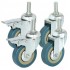 4PCS Heavy Duty 3 Inch Castor Wheels Complete Set