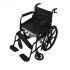 Folding Commode Wheelchair with Attendant Brakes