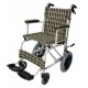 Foldable Powder Coated Travel Wheelchair