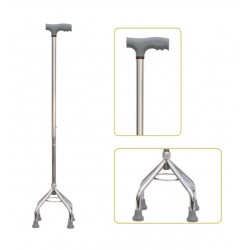 Height Adjustable Quadripod Walking Stick Height Adjustable Quadripod Walking Stick