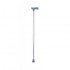 Height Adjustable Walking Stick Silver