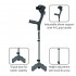 Vissco Astra Max Elbow Crutches - Tripod Base