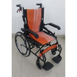 Aluminium Wheelchair with Flip-up Armrest & Footrest Aluminium Wheelchair with Flip-up Armrest & Footrest