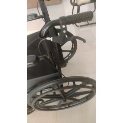 Premium Wheelchair Powder Coated Mag Wheel With Brake Premium Wheelchair Powder Coated Mag Wheel With Brake