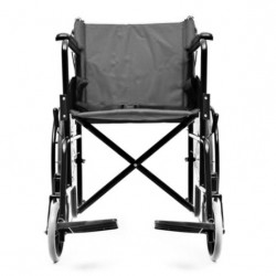 Basic Wheelchair Powder Coated Black  Basic Wheelchair Powder Coated Black